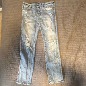 American Eagle Outfitters Blue Straight Leg Jeans